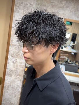 イエローコーン 金沢文庫店(YELLOW CORN) 波巻きシャドウパーマ/メンズパーマ/波巻きパーマシャドウパーマ