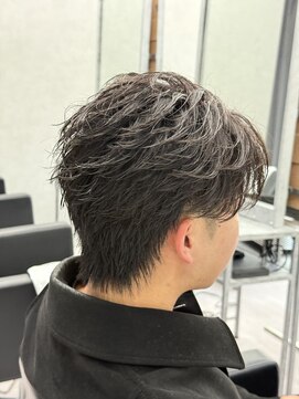 フェザーショートパーマ