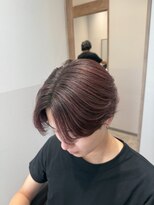 エン(EN) センターパートと相性◎wine red