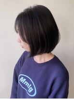 エクラート イーリス 高田馬場店(ECLART IriS)&nbsp;暗髪ダークグレージュ×大人丸みボブ