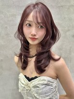 ロンドネートゥル 新潟(Lond naitre)&nbsp;新潟／くびれミディー／イメチェン／レイヤー/パープル