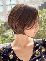 ピークアブー 原宿ハラカド(PEEK-A-BOO)&nbsp;ショートカット/絶壁解消/好印象透明感/大人ヘア/癖毛/前髪なし