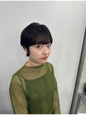 小顔ひし形 レイヤーカット 透明感カラー