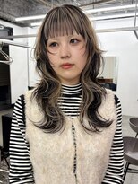 エイム ディクト ヘアー プロデュース(ame D.C.T HAIR PRODUCE) ウルフカット×デザインカラー