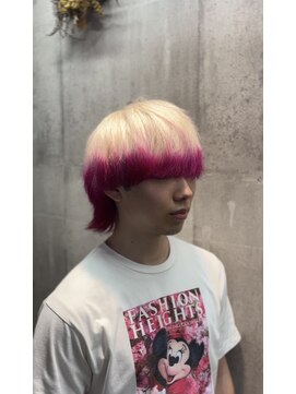 アールイーバイインク 渋谷(Re. by INK.) 抜きっぱなしブロンド×ピンク