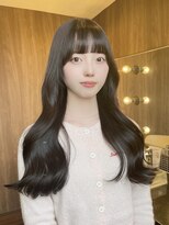 hyon myon/RISEbyREVO 綾瀬店【ヒョンミョン】&nbsp;ハッシュカット/デザインカラー/グレージュ[綾瀬駅/韓国ヘア]