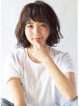 リマ(RIMA) 【RIMA×SHUN】～抜け感×束感フェミニンボブ～