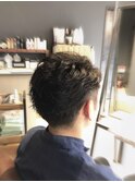 スタイリング簡単♪爽やかビジネス刈り上げハンサムショート中島