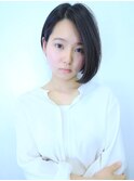 【morio池袋】大人可愛い前下がりショートボブ♪