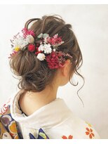 ゆるふわニュアンスヘアセット！担当:中間