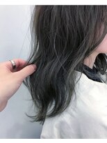 シェリム 栄(CHERIM)&nbsp;ハイライト×全体カラー（ミントアッシュ）