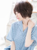 モッズヘア 越谷(mod's hair) ■前下がりフェミニンくせ毛風ショート52-3★越谷20代30代40代