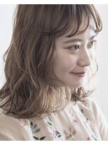 スリーバイキープ 尾山台(THREE by KEEP)&nbsp;[THREEbykeep関谷]ピンクベージュ☆ミディアムスタイル