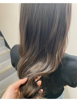 ルー(loup) 透明感カラー/まろやかベージュ/オリーブベージュ/ブリーチなし