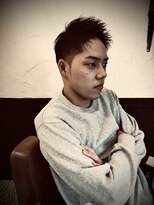 クリブフッド(CribHood)&nbsp;ツーブロアップバングスタイル
