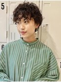 【シバタ】くるくるパーマ+ショート
