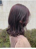 ＊ブリーチなしラズベリーピンクブラウンパープルピンクボルドー