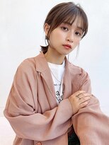 〇シースルーバング × 顔まわりレイヤー トレンドヘア