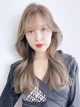 アイティー バイ アルバム 浦和店(IT by ALBUM) 韓国風くびれヘア_グレージュカラーボブウルフ_9070