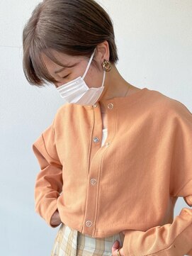 ラヴィズム 松崎店(LUVISM) 大人可愛い丸みショート耳掛け ひし形小顔 10代20代30代