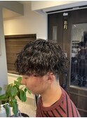波打ちパーマ