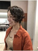 外国風カーリーパーマ