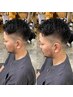 【シャンプーで落ちない汚れを除去♪】メンズカット＋炭酸シャンプー 