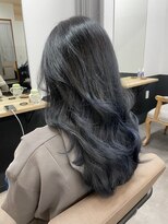 テーラヘアー 四街道店(TELA HAIR) バレイヤージュ×ブルーグレー【TELAHAIR 四街道】