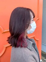 エルベ 内原店(elve)&nbsp;イヤリングカラー×レッド！