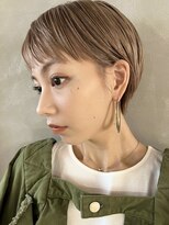 パーク(PARK)&nbsp;【PARK】ハイトーンベージュ×コンパクトショート