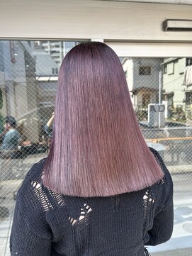 アドア 横浜(ADORE) 【ADORE 横浜】アッシュラベンダー×ぱつっとミディアム