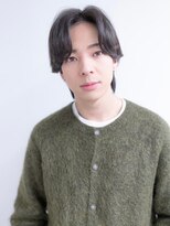 ケアリー 千葉ニュータウン中央(Carelly) ツイストパーマ七三オールバックマッシュウルフスリークショート