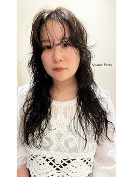 マージュ ギンザ(marju GINZA) 抜け感ふわふわニュアンスパーマ　オリーブベージュ