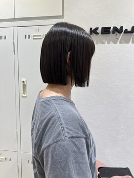 ステラバイケンジ(STELLA by KENJE) 大人綺麗ボブ/藤沢/髪質改善縮毛矯正/ショート/脱白髪染め透明感