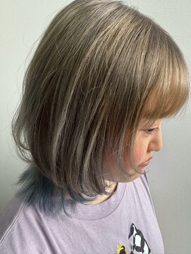 マイレ(maile) #ミディアムウルフ #アイスカラー