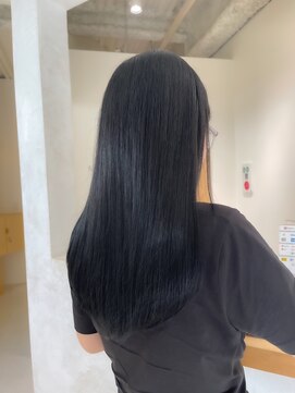 ニール 名古屋 伏見 丸の内(NEELU) 【Neelu_citron_hachi】艶髪ダークブルーブラック