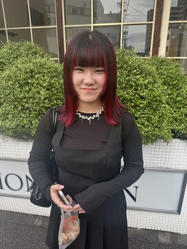 アフェクション 大曽根店 赤黒デザインカラー