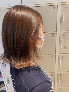 フィゼル 福島店(fizelle) 伸ばしかけボブ