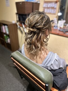 スタジオ キュー(studio q)の写真/ショートのセットもお任せ◎シーン、服装にあわせて華やかな個性をデザイン♪魅力を引き出すヘアセット◎