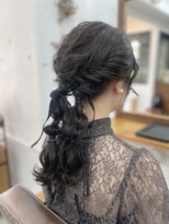 リッカ(RICCA)&nbsp;【ヘアセット】ツインアシメ編み下ろし♪