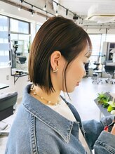 エイス 梅田 中津(Ace) 進化系酸性縮毛矯正 × きりっぱなしボブ × 髪質改善