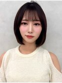 韓国ボブ/レイヤーボブ/くびれボブ/小顔カット/イメチェン