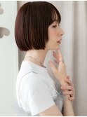 □シースルーバング似合わせカット小顔丸みボブ416志木30代40代