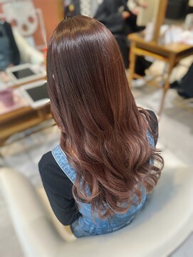 スペックホルダーミミ(Spec Holder mimi) ピンクブラウン