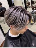 メンズハイライトバレイヤージュメッシュ