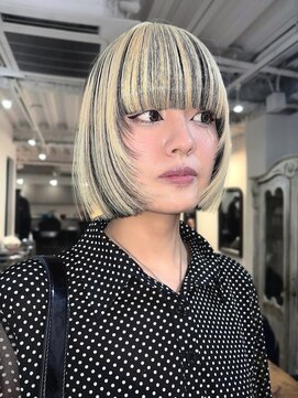 ユーリカ(Eurica) 切りっぱなしボ /ハイトーン/心斎橋美容室/Eurica