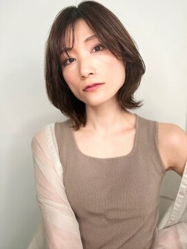 カバーヘア イヴ 戸頭店(COVER HAIR EVE) センターパートくびれカールウルフショートp1戸頭20代30代40代