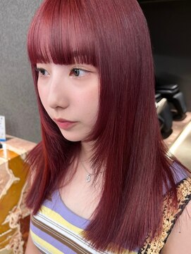 ペレ 栄店(PELE) ミディアムヘア/暗めカラー/グランマッシュ/栄