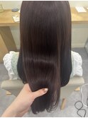 髪質改善ボルドーカラー