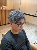 縦落ちツイストスパイラル＋ホワイトメッシュ/パイルツイスト